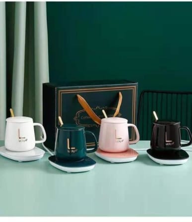 Classy Electric Coffee Warmer Coaster and Mug Set Classy Electric Coffee Warmer Coaster and Mug Set